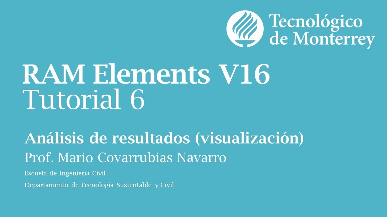 6. Análisis de Resultados (visualización) RAM Elements