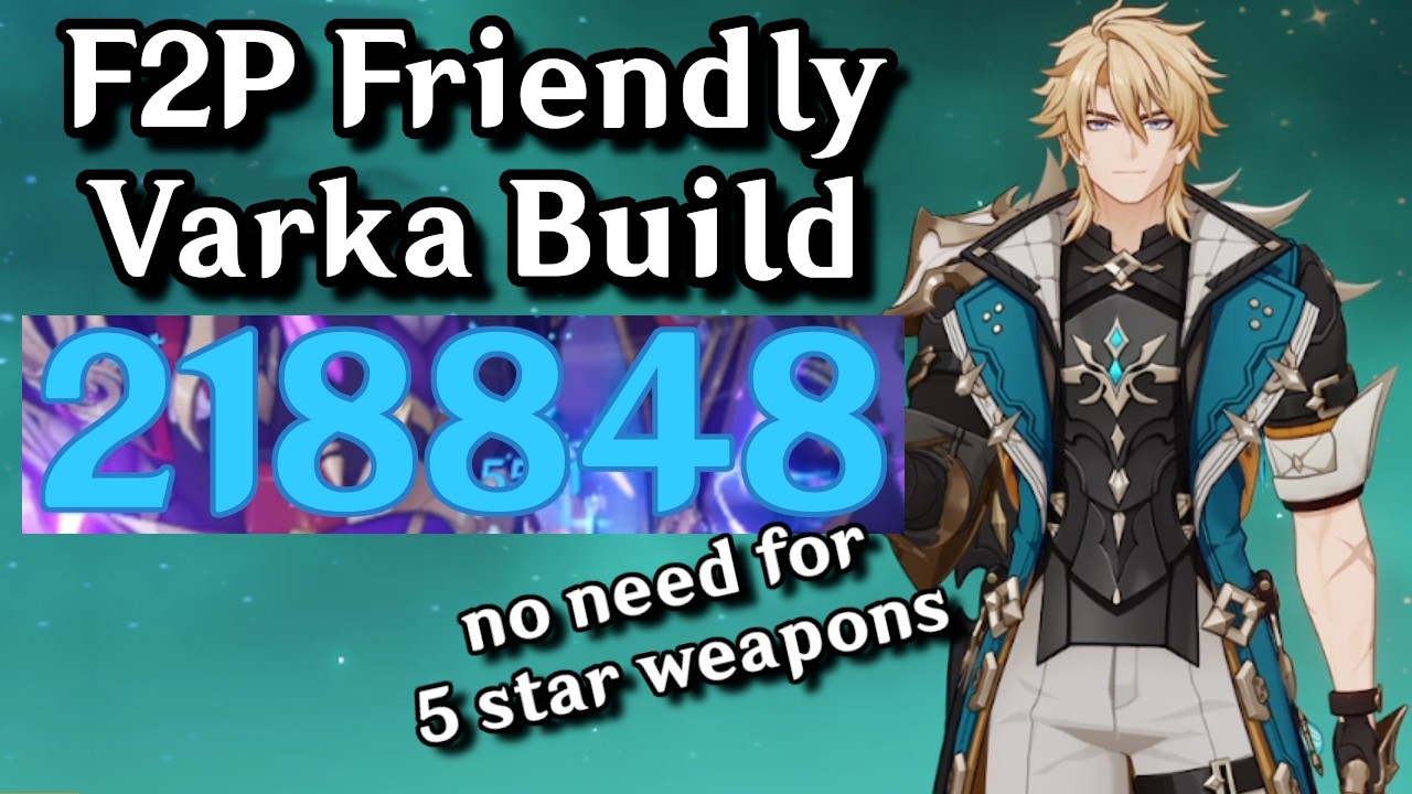 F2P Varka Build! 43% Attack Speed On Him Is CRAZY!? | Genshin Impact