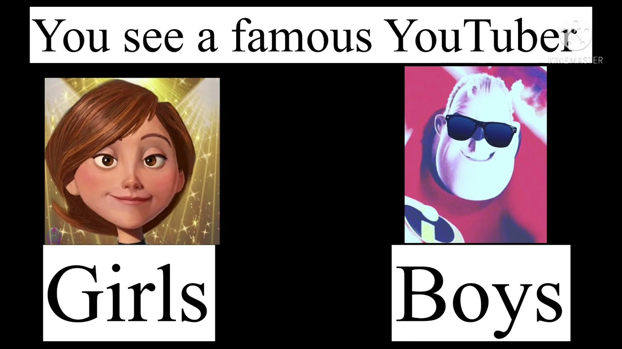 Girls Vs Boys / Mr. Incredible And Elastigirl Becoming Canny/Uncanny Part 3