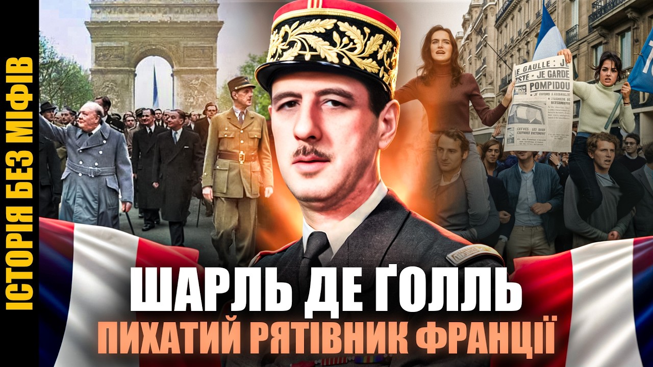 ШАРЛЬ де ҐОЛЛЬ – герой-ВИЗВОЛИТЕЛЬ чи пихатий ДИКТАТОР? // Історична постать