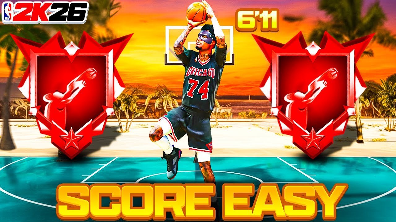 Как легко забивать голы высоким игрокам в NBA 2k26!