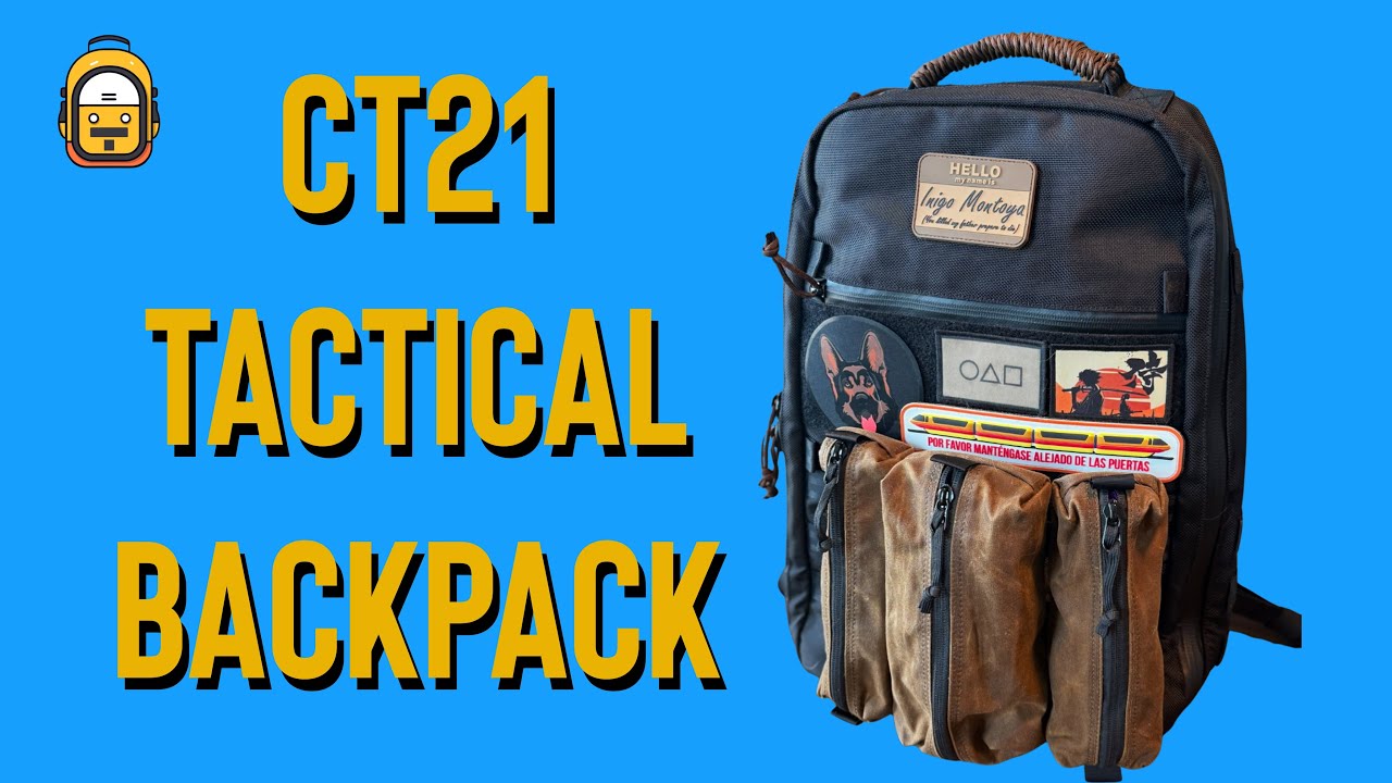 CT21 Backpack v3 Bunker Edition from CTactical - Review and Walkthrough