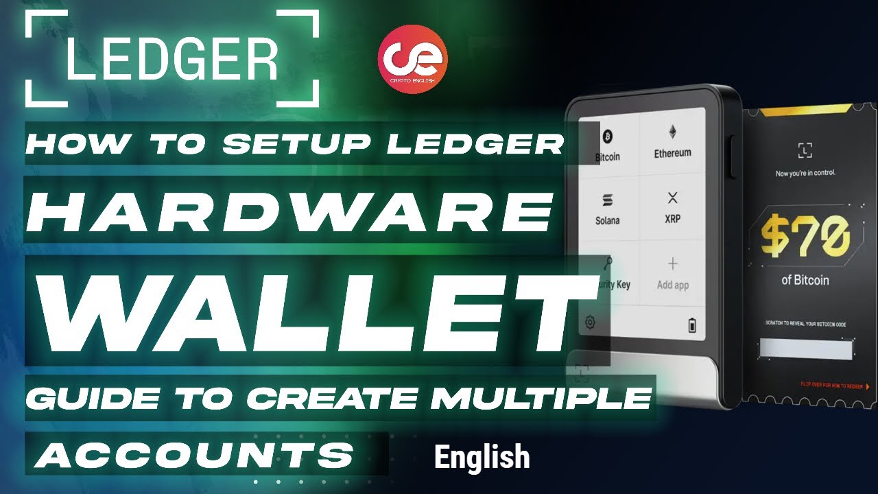 How to Setup Ledger Hardware Wallet💰 & Create Multiple Accounts - English