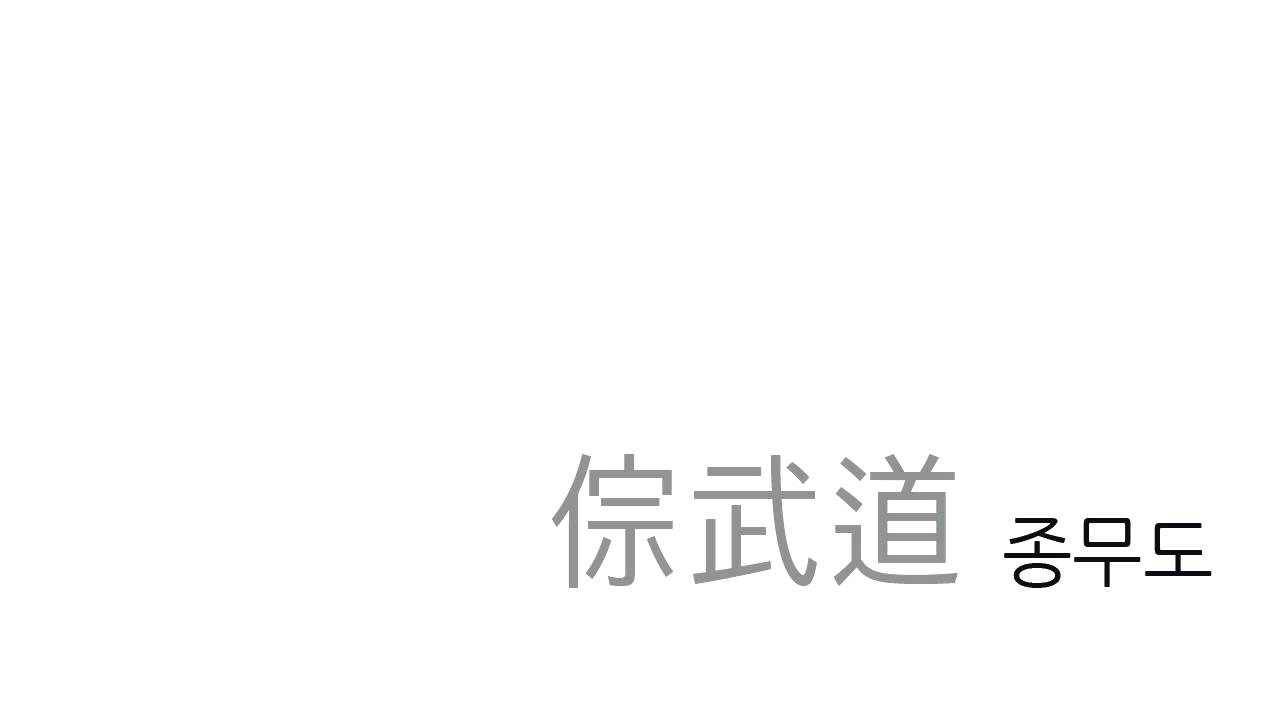 종무도(倧武道)  - 종무도는 어떤 무술인가요?