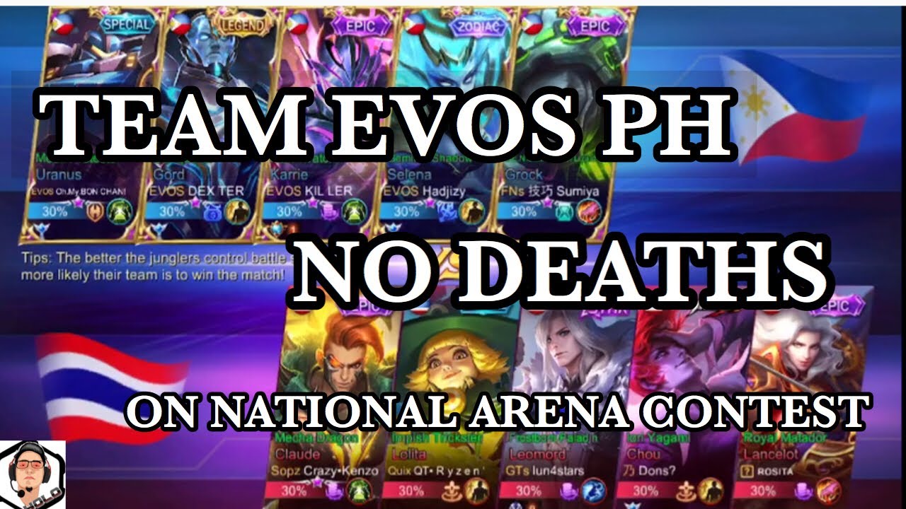 Evos PH Dominates National Arena Contest with No Deaths