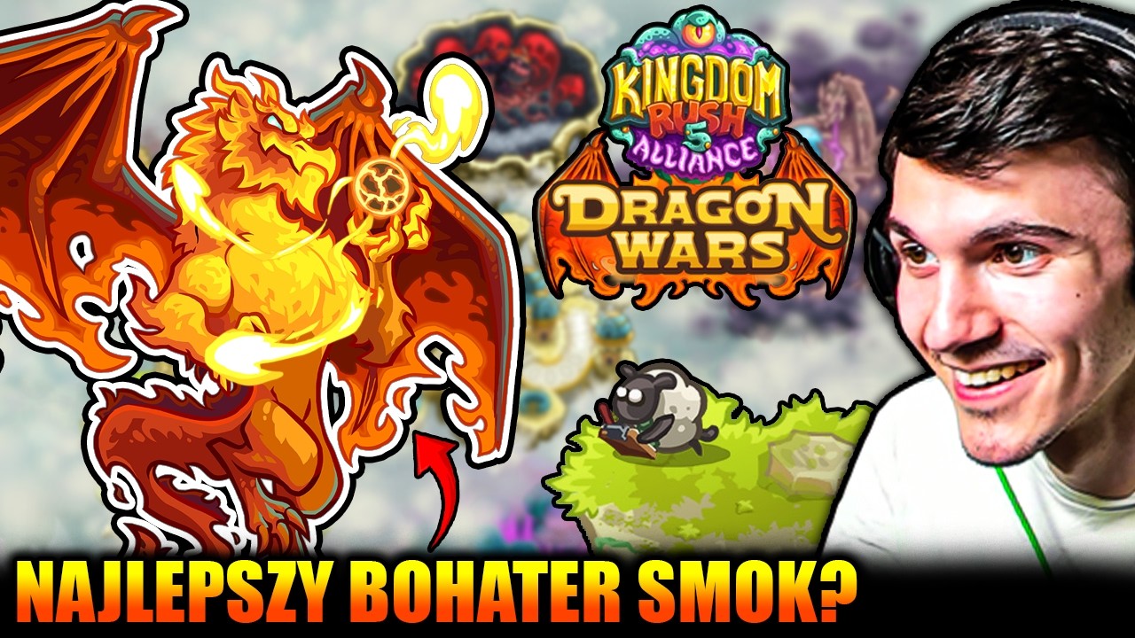 Potężny SŁONECZNY SMOK! Nowym Bohaterem! 🐦‍🔥 w Kingdom Rush 5 Dragon Wars