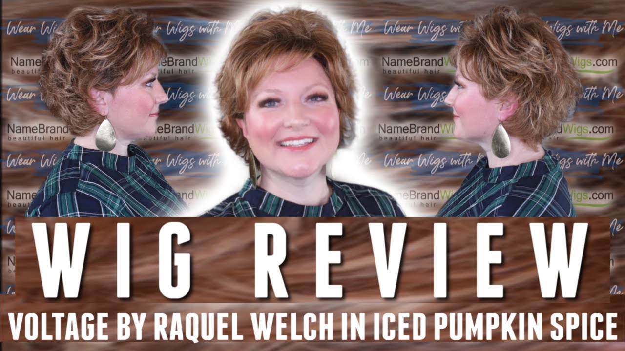 WIG REVIEW Voltage by Raquel Welch in Iced Pumpkin Spice