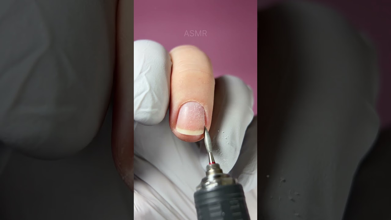 ASMR combi manicure 💅🏻 #drymanicure #nailtutorial #nailsmiami #manicure #manicurenails #nails