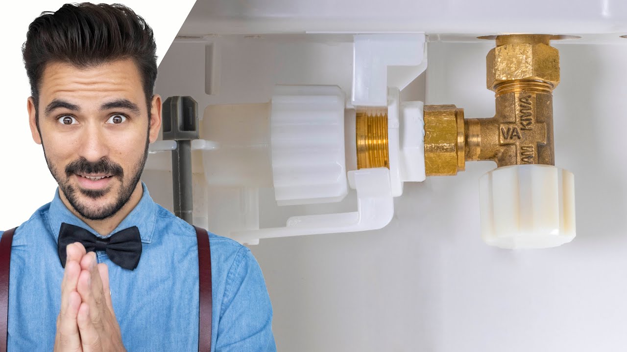 Comment changer un robinet wc qui fuit ​| WC suspendu siamp (uniquement)