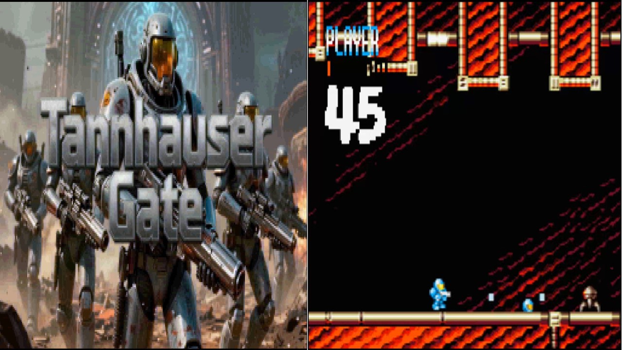 FULLSCREEN MSX2+ MSX TURBO R Tannhauser Gate v1 1 Furcifer Studios Blue Crystal 26 MSX DEV 2025 INDI