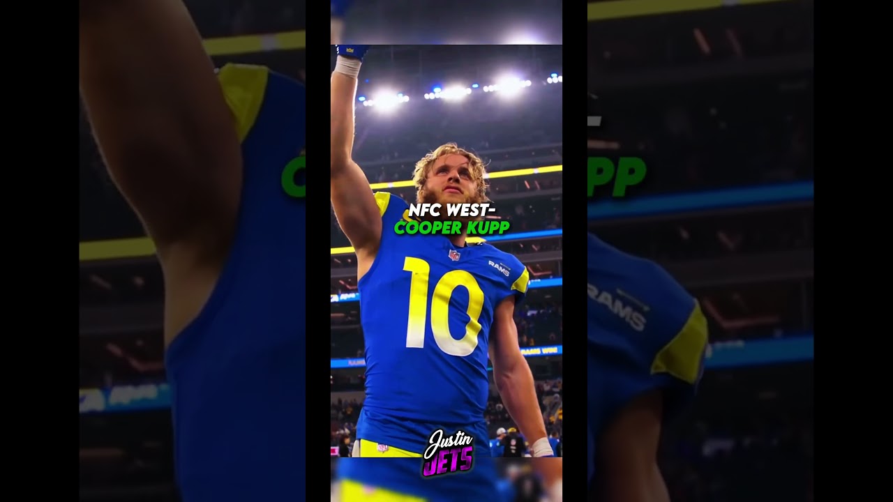 The Best Wide Receiver In Every Division 