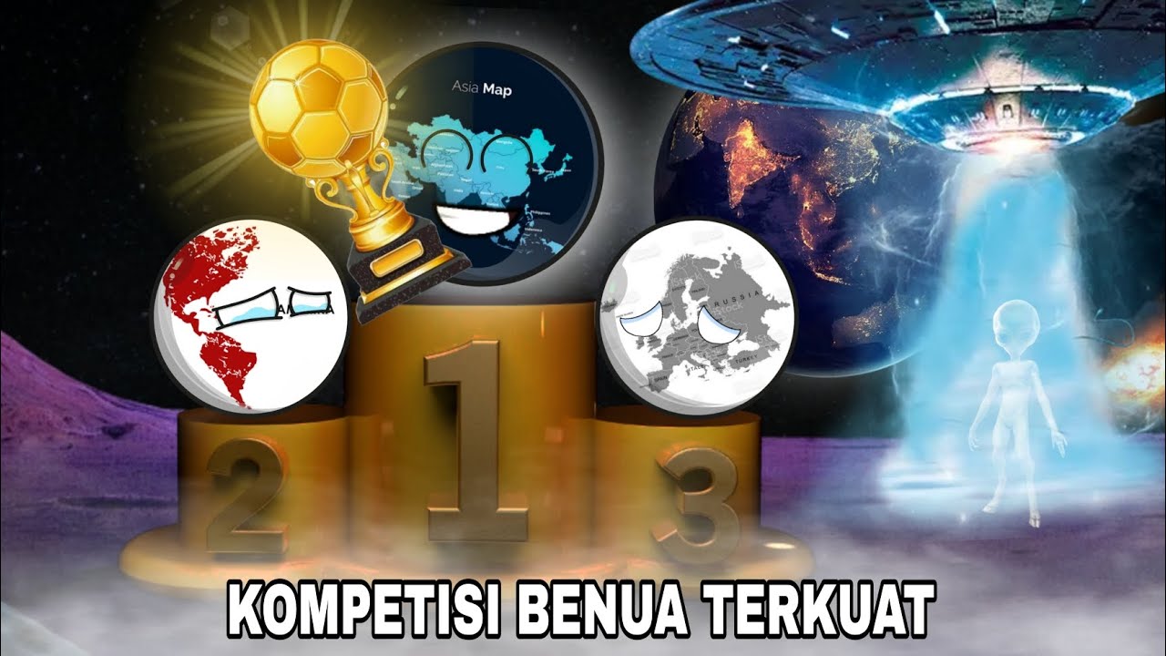 Countryball Episode Perbandingan Benua