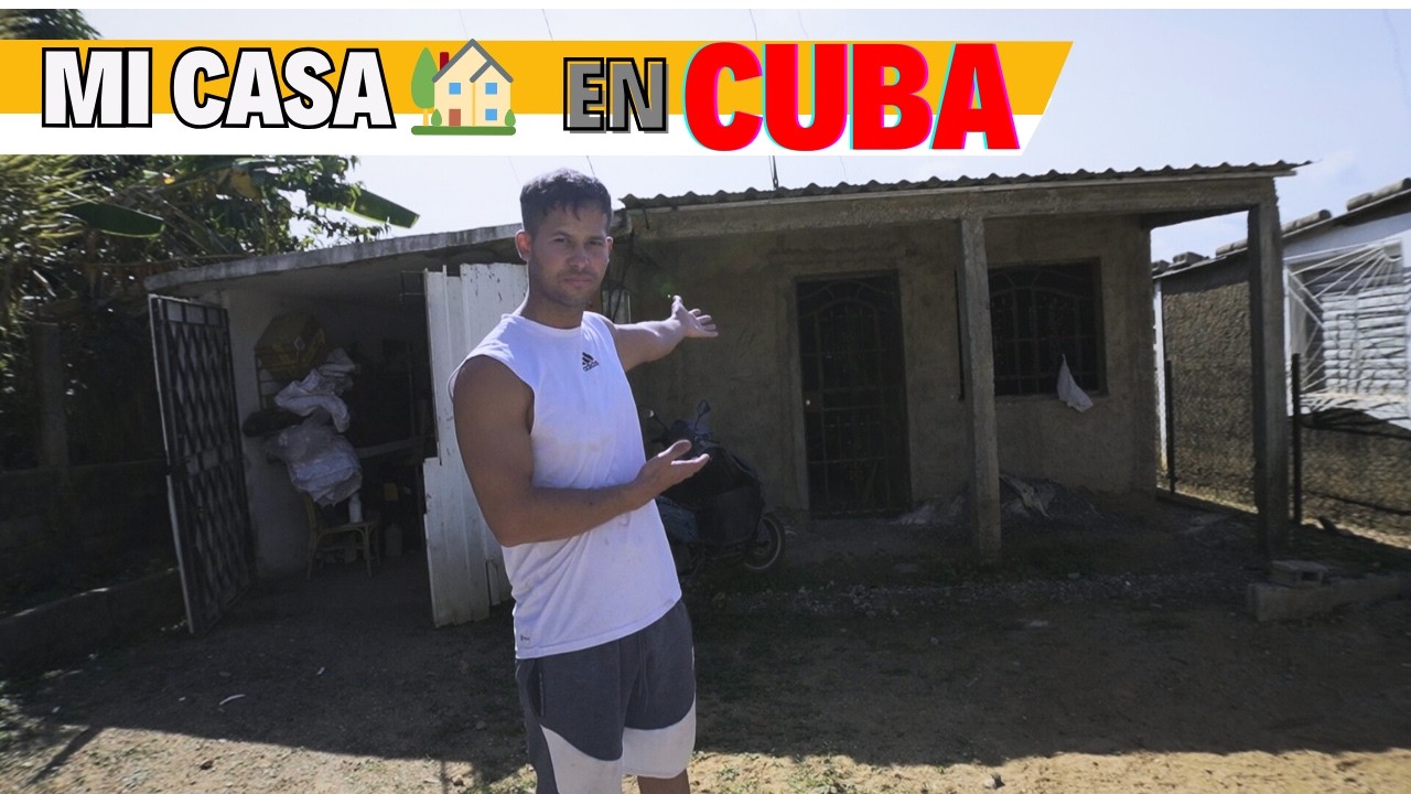 ASÍ VIVE ESTE CUBANO en una CASA ALQUILADA 🏠
