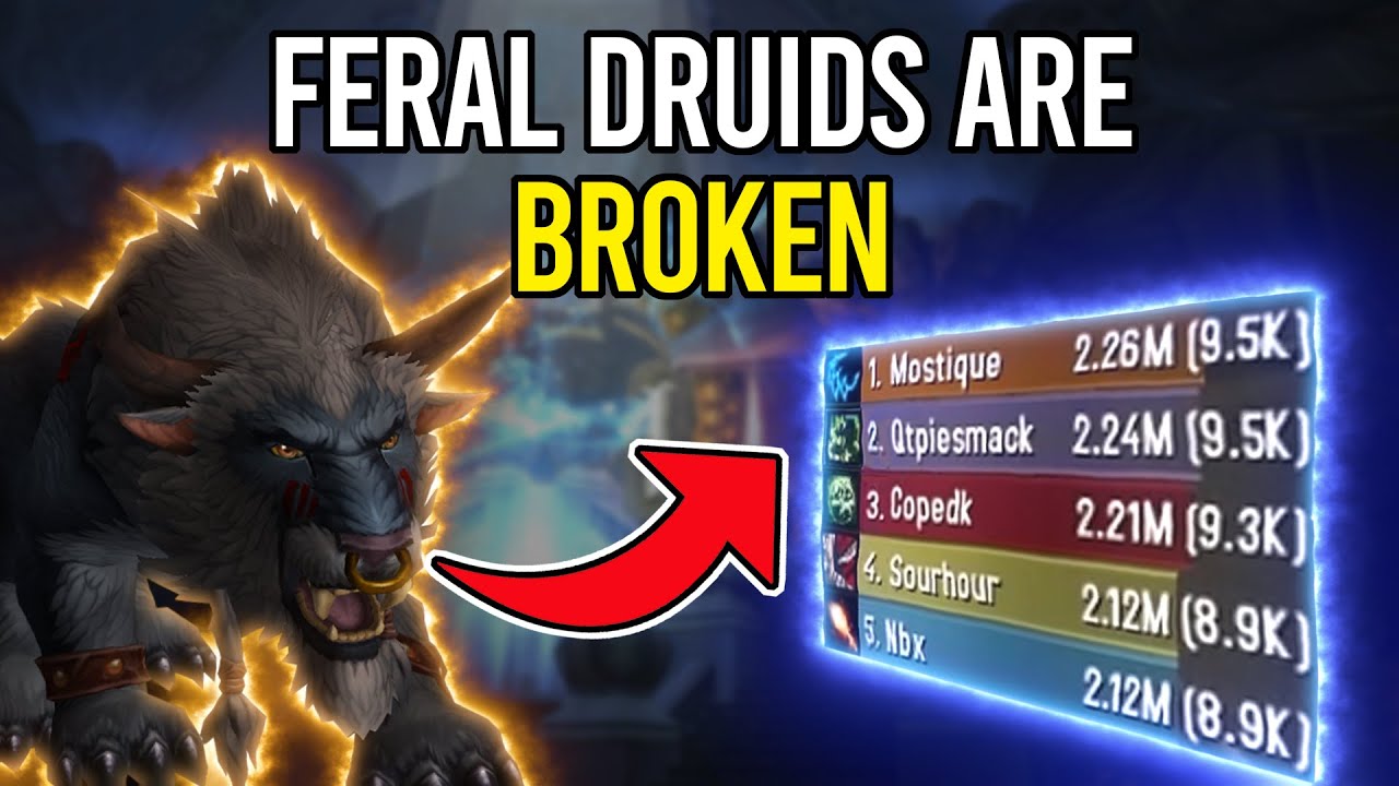 BIS FERAL OWNING MAGES AND WARLOCKS