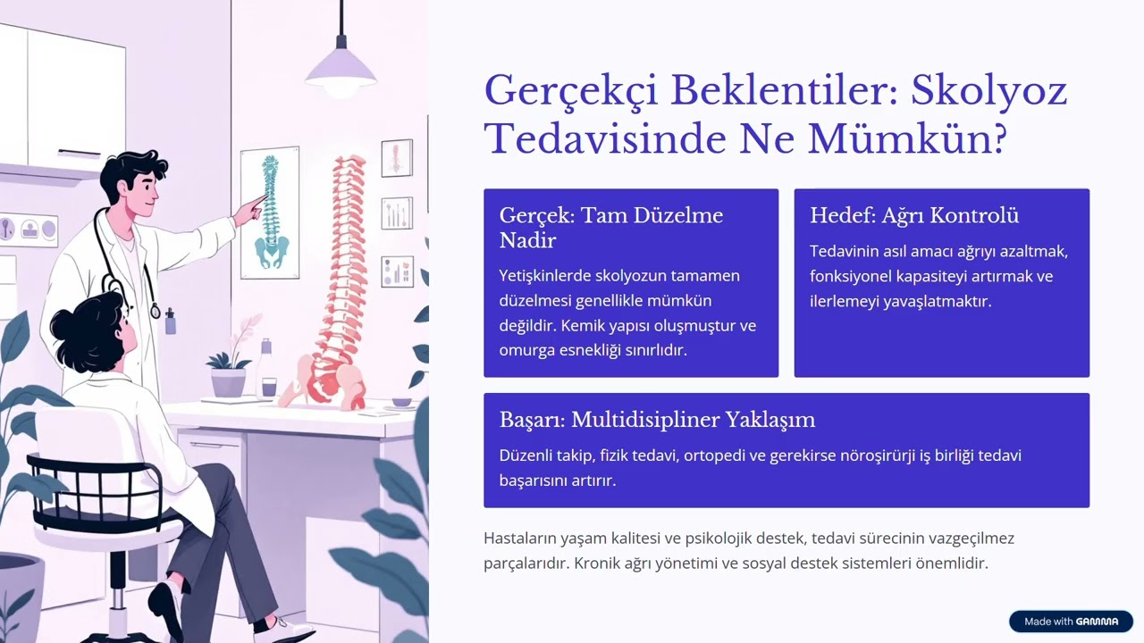 Yetiskinlerde Skolyoz Duzelir mi
