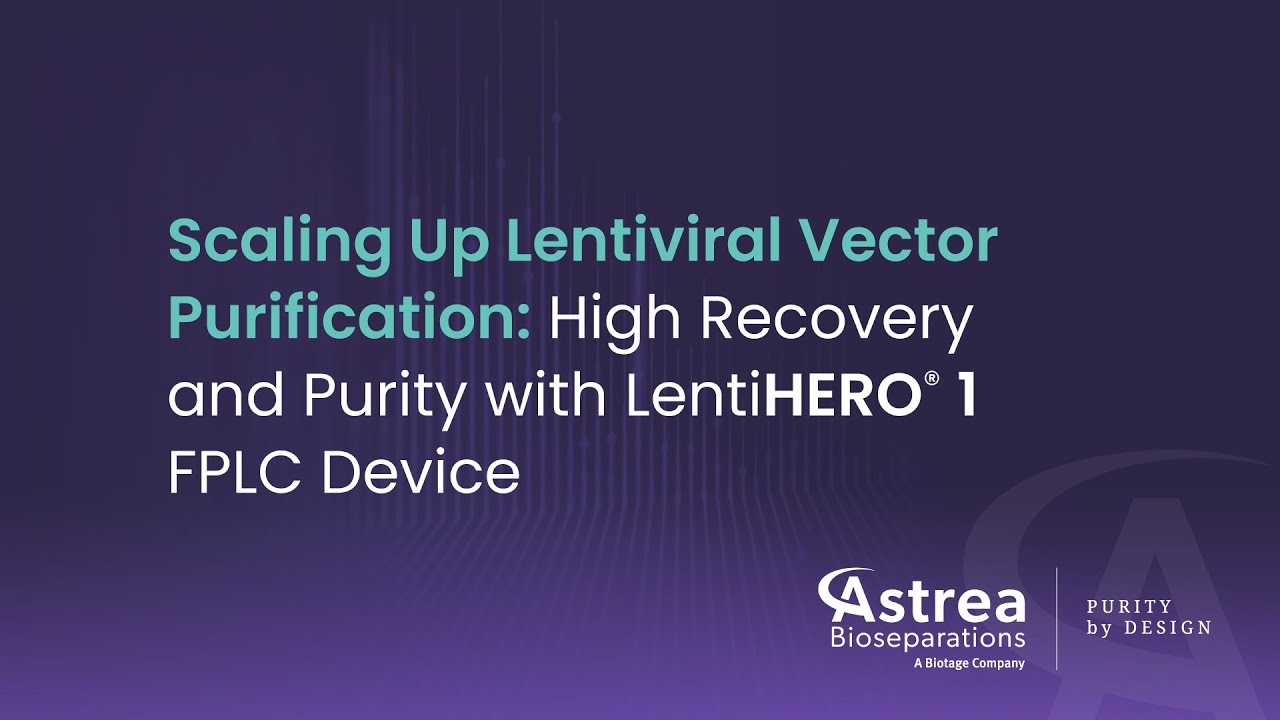 Scaling Up Lentiviral Vector Purification: High Recovery & Purity with LentiHERO 1 FPLC Device