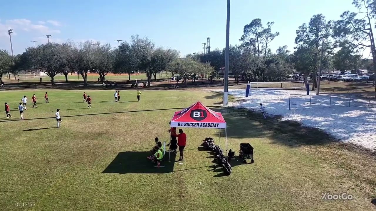U13 B1 vs Cape Coral Cyclones 2/14 Weston Cup -  1st Half