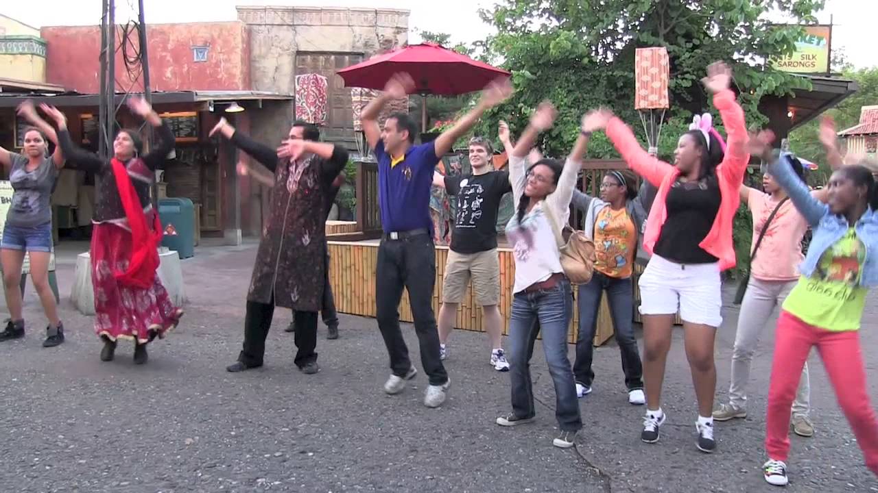 Tommy Bollywood dancing at Animal Kingdom