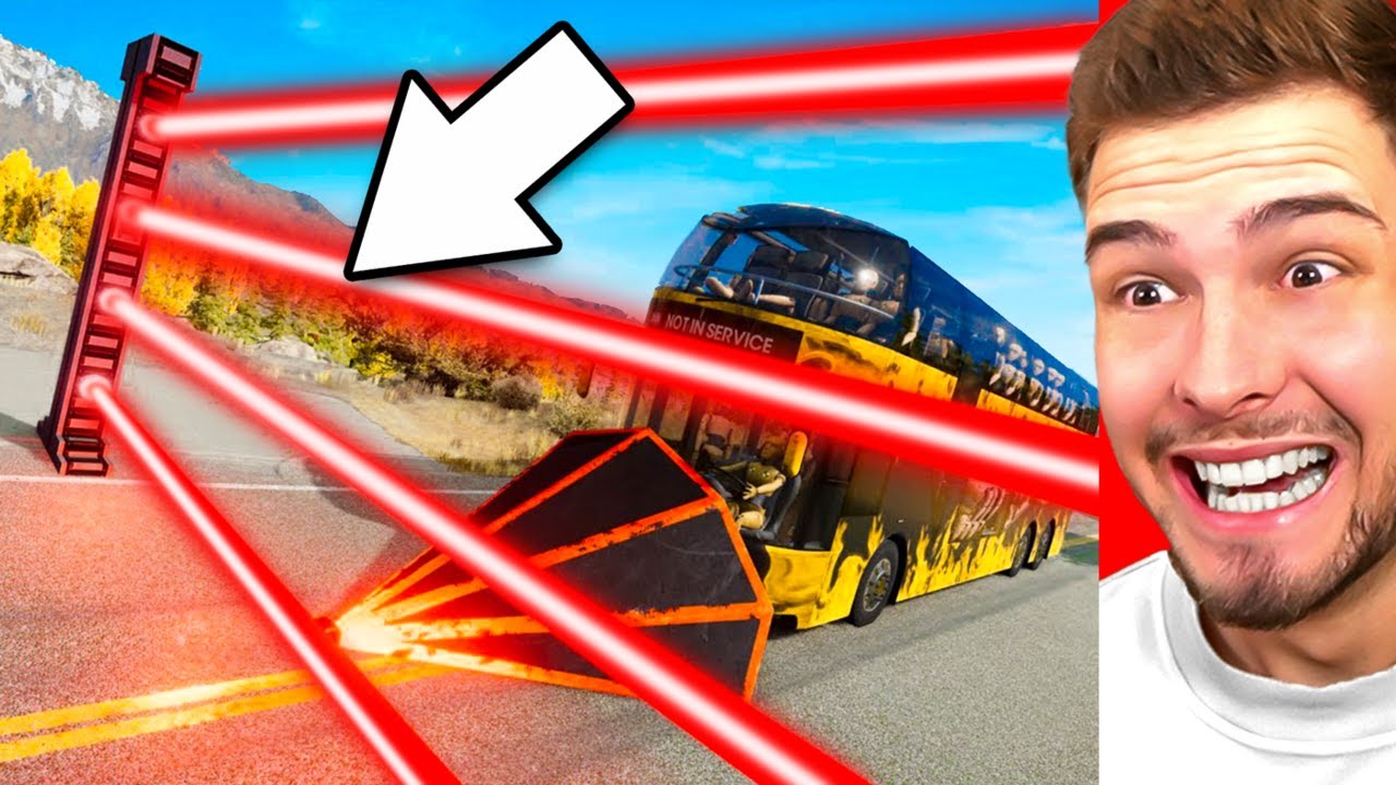 EXTREMER LASER PARKOUR in BeamNG?!