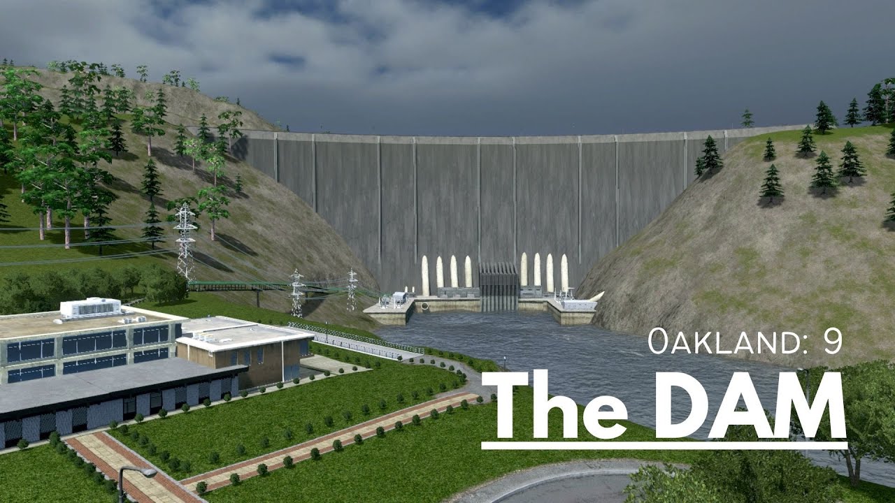 The DAM | Cities: Skylines - Oakland #9 | Green Plains Map | Using Procedural Objects