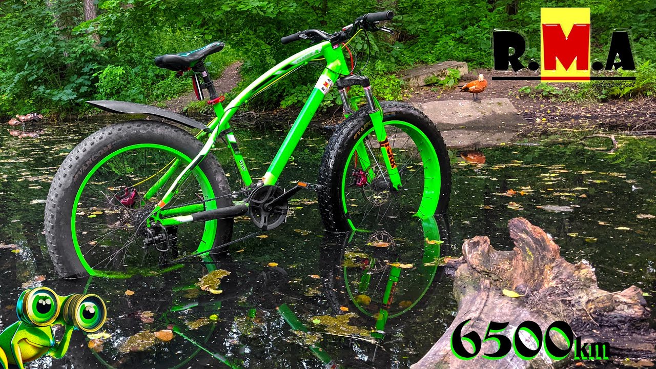 китайский FatBike и 6500км, отчёт по эксплуатации (Love Freedom, он же ЖАБИЧ)🐸🚵👍