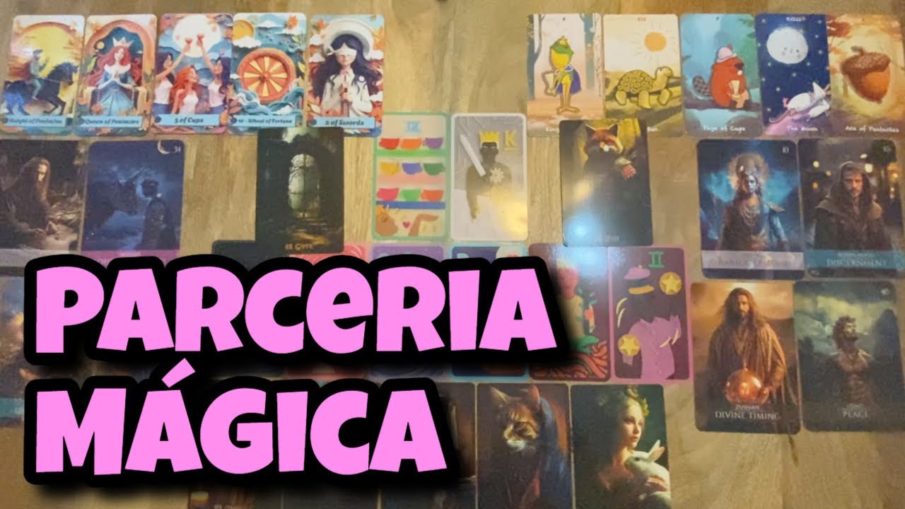 Parceria Mágica 💗 Leitura Tarot Oráculos