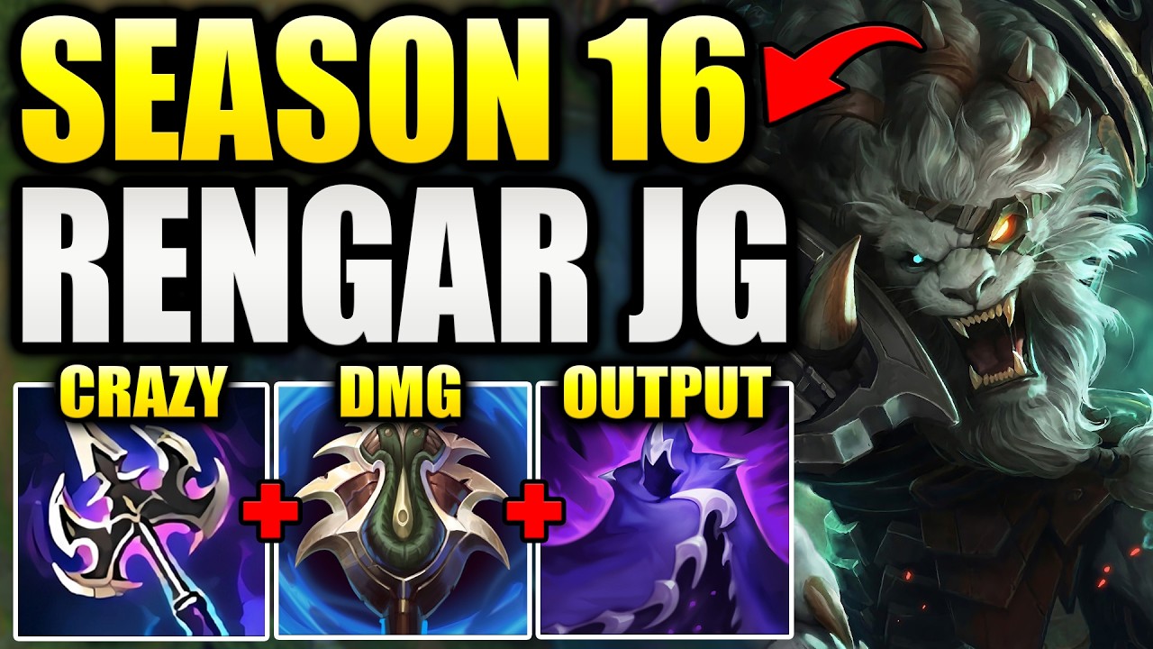 HOW TO CLIMB WITH RENGAR JUNGLE IN SEASON 16!