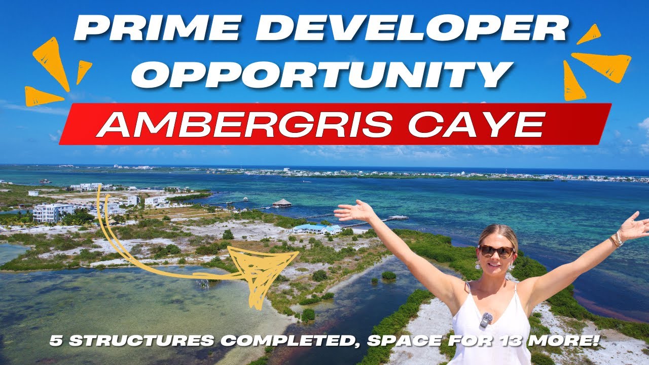 Belize Real Estate Gem: 1 Acre Waterfront Lots w/ 5 Casitas & Full Site Plan