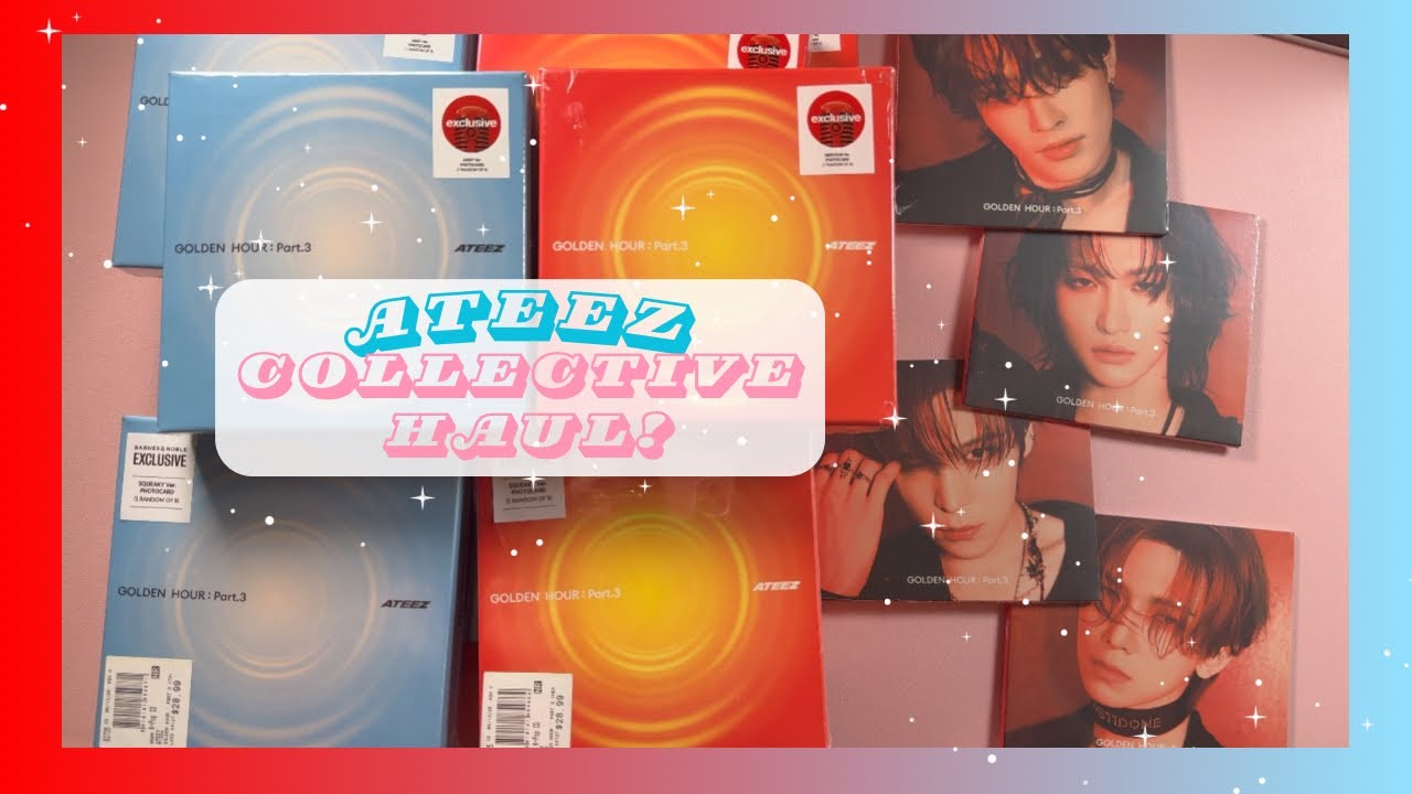 Ateez Collective Haul | Let’s open a sane 117 albums and complain about KQ ♥️