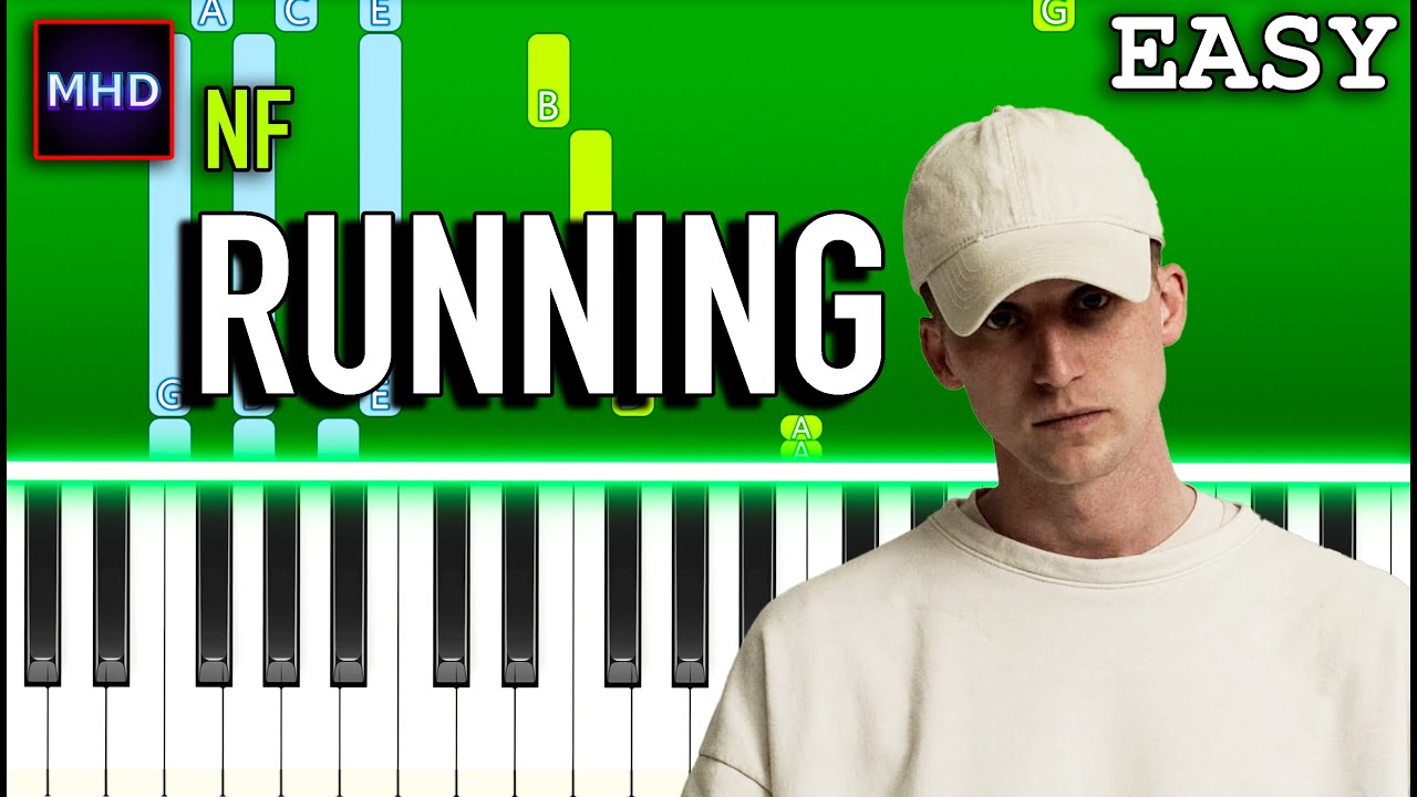 NF - RUNNING - Piano Tutorial [EASY]