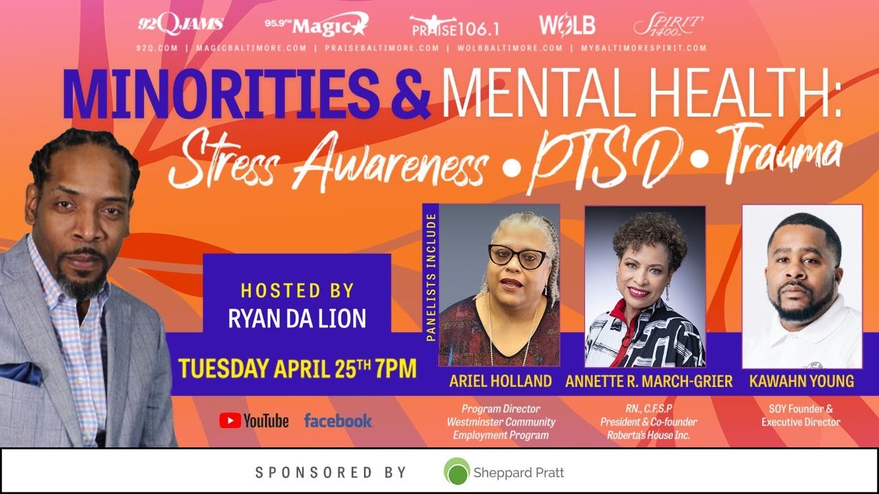 Minorities and Mental Health Series -  Stress Awareness, PTSD, Trauma