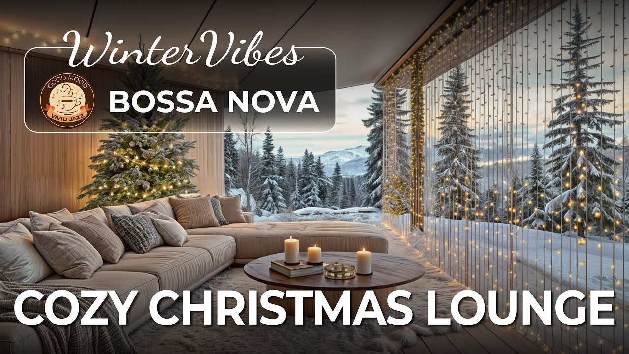 [BOSSA NOVA MOOD] 🎄Christmas Chalet in the Mountains ✨ Bossa Nova for Relax, Chill & Winter Evening