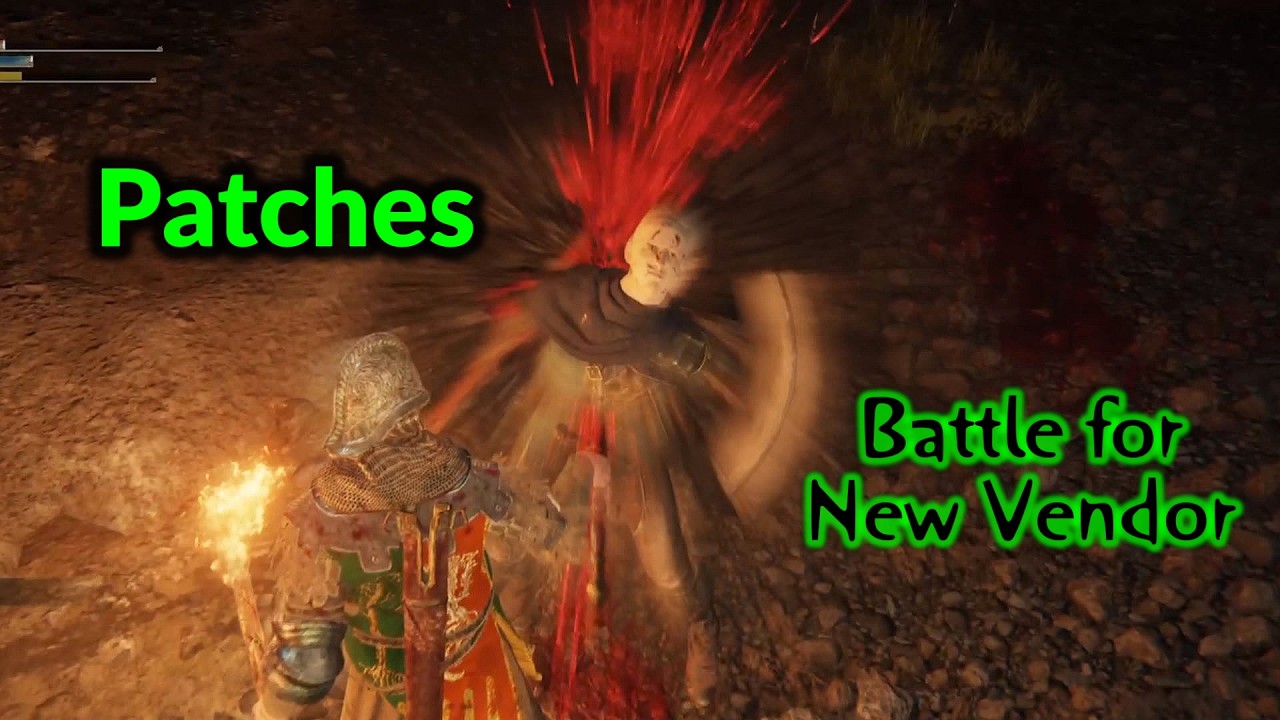 Battle for New Vendor - Patches Bossfight in Murkwater Cave | Elden Ring gameplay |
