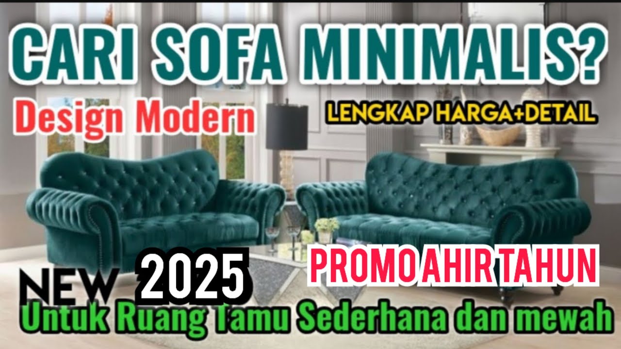 25 Lebih Sofa Tamu Minimalis Modern TERBARU 2024-2025 RUANG KECIL