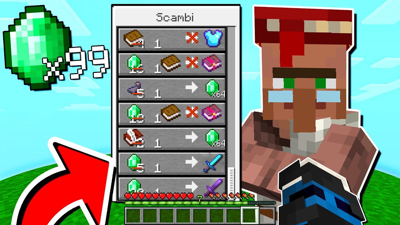 HO TROVATO IL VILLAGER PIÙ FORTUNATO DI MINECRAFT ITA!!