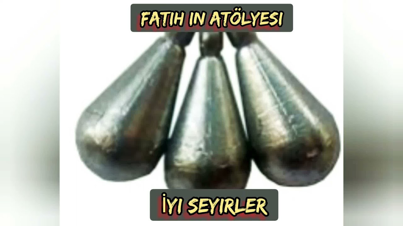 Sazan Avı İçin Atölyede Basit Armut Kurşun Yapımı