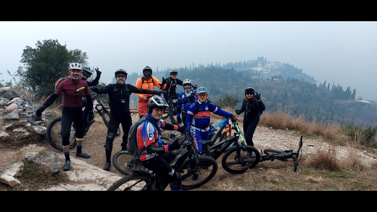 Monte Luppia Pineta Sperane Monte Lenzino  MTB GS  la Torre 22 02 2025