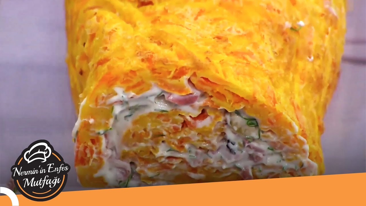 Böylesini Yemediğiniz Havuçlu Rulo Salata! | Nermin'in Enfes Mutfağı