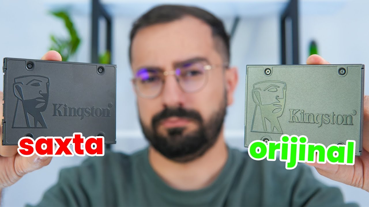Bizi Aldadırlar? Saxta və Orijinal SSD testi! Kingston SSD Təlimatı