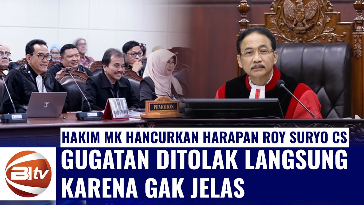 Skakmat Telak dari Suhartoyo! MK Tolak Mentah-Mentah Gugatan Roy Suryo Cs Karena Gak Jelas