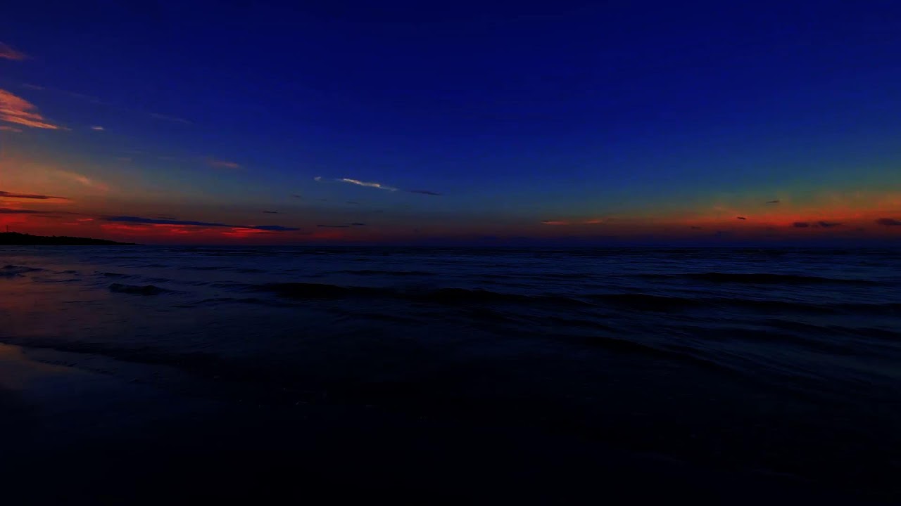 Peaceful Night Beach Waves 🌙 | Let the Ocean Rock You to Sleep