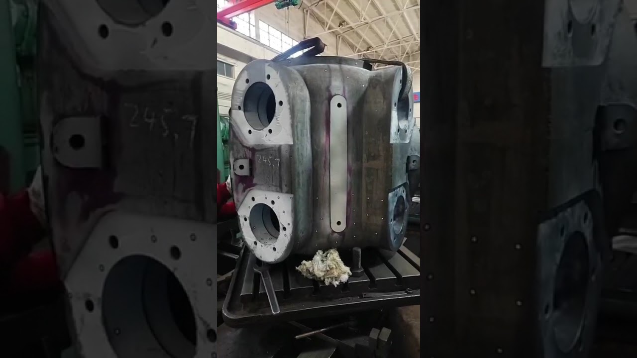 A riel Cylinder Precision Measurement & Verification of Suction/Discharge Flange Concentricity