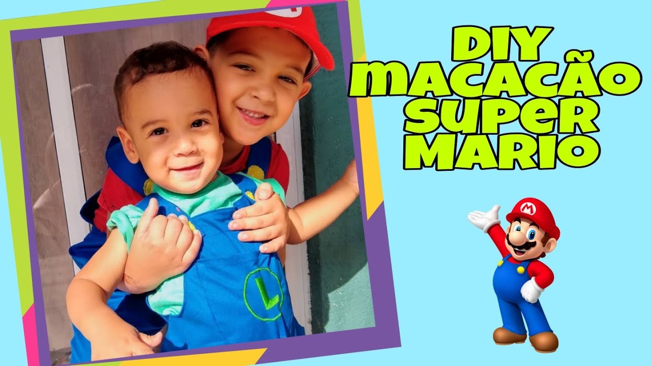 #macacaodomario #supermariobros DIY MACACÃO SUPER MARIO BROSS SEM MOLDE MUITO FÁCIL