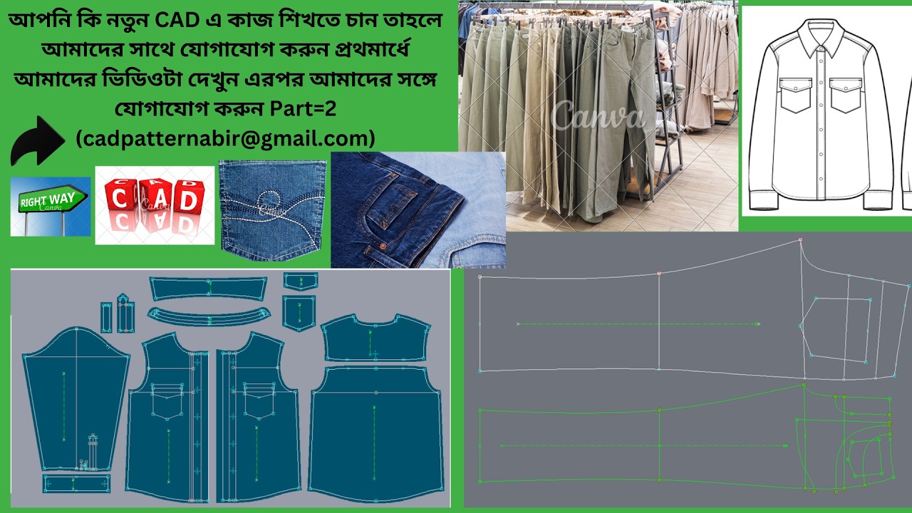 Part 2 From Master Pattern How to make a Back And Front   pant Vedio