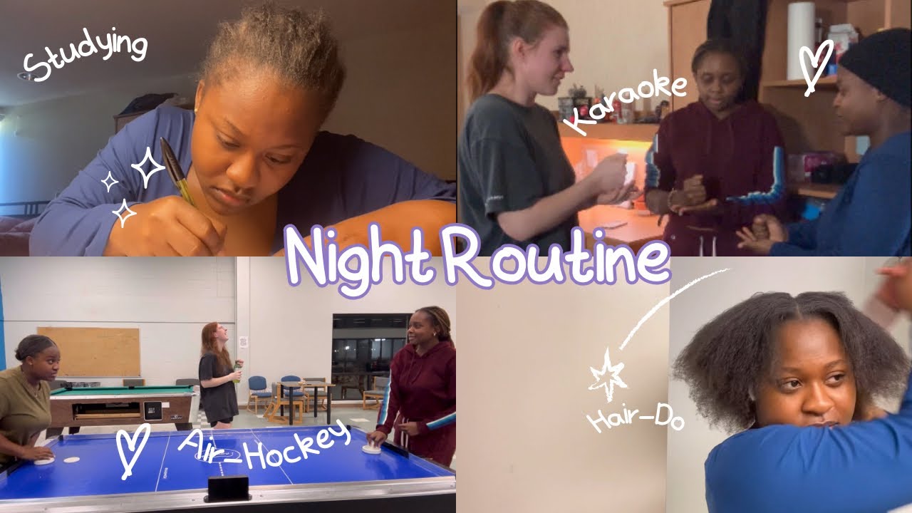 My night school routine