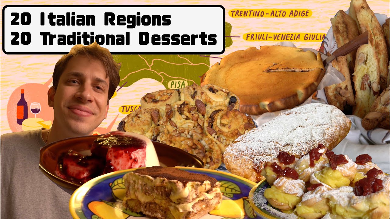 20 Italian Regions, 20 Traditional Desserts