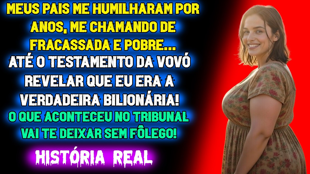Meus Pais Me Chamaram de Fracassada por Anos — Mas o Testamento da Vovó Fez Eles Chorarem