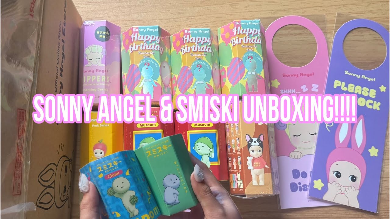 SONNY ANGEL Birthday| Dog| Fruit| Dreaming & SMISKI Museum| Cheer| Toilet UNBOXING🤍