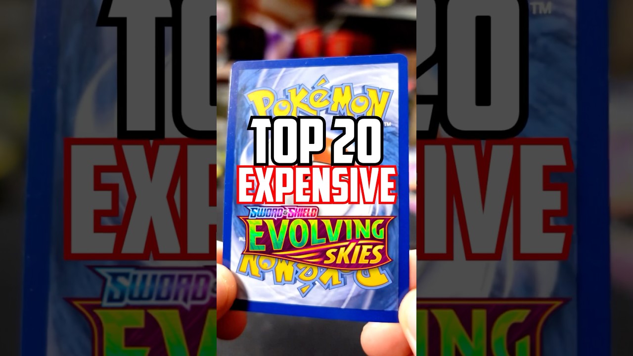 Самые дорогие карты покемонов в Evolving Skies!