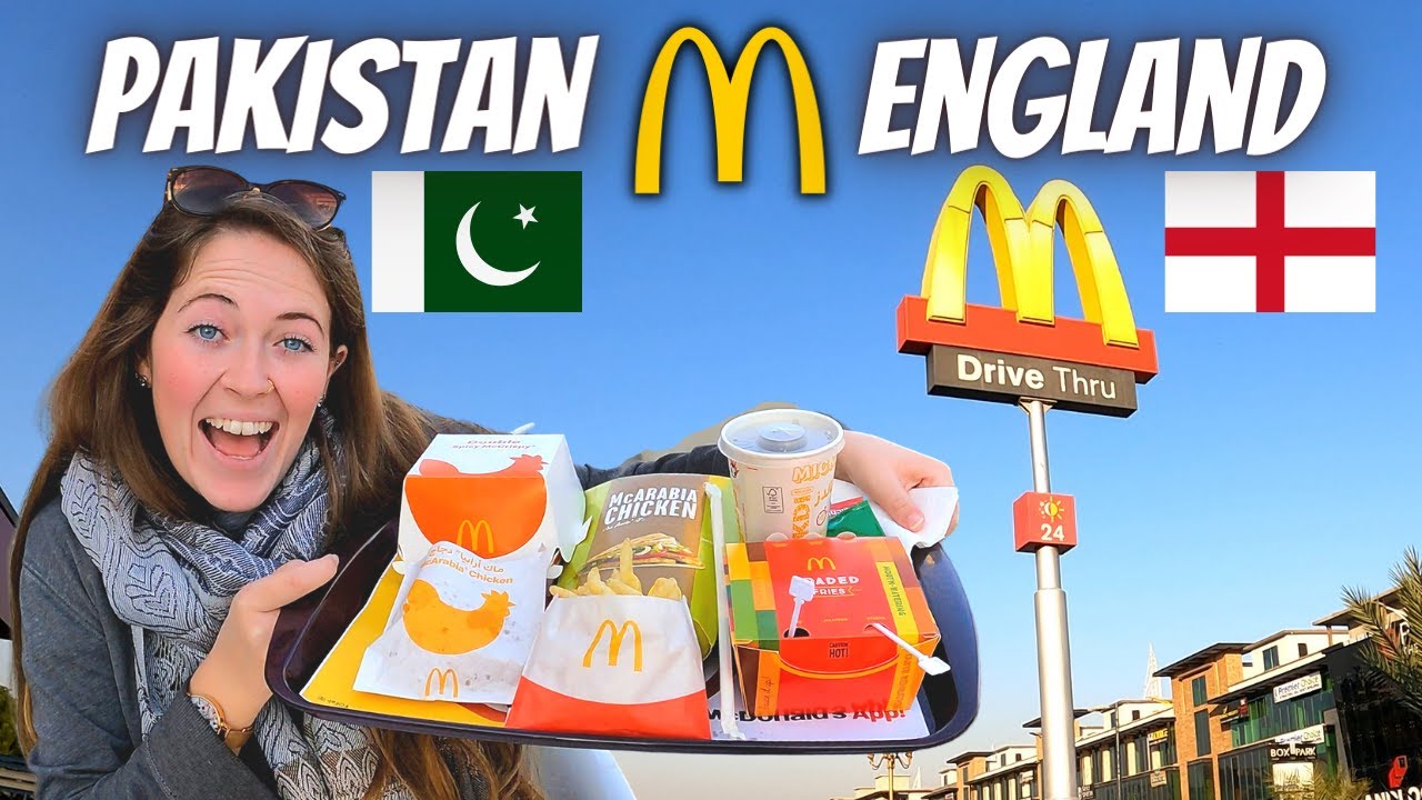 McDonald's Pakistan VS England 🇵🇰 Which Fast Food is BEST?